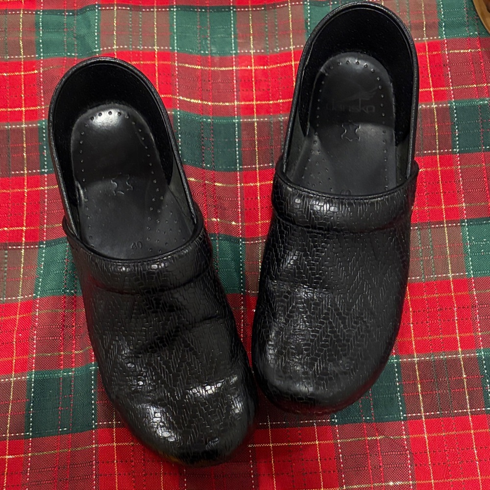 Dansko Black Mules/Clogs